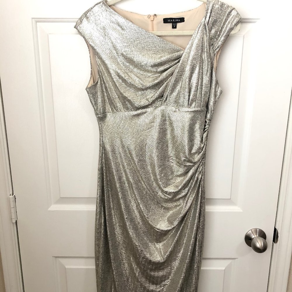 Sparkling Silver Party Dress